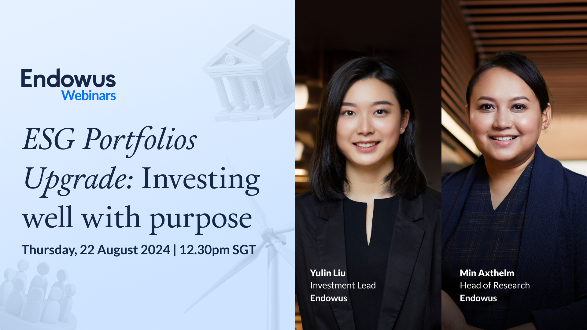 esg portfolio upgrade webinar details